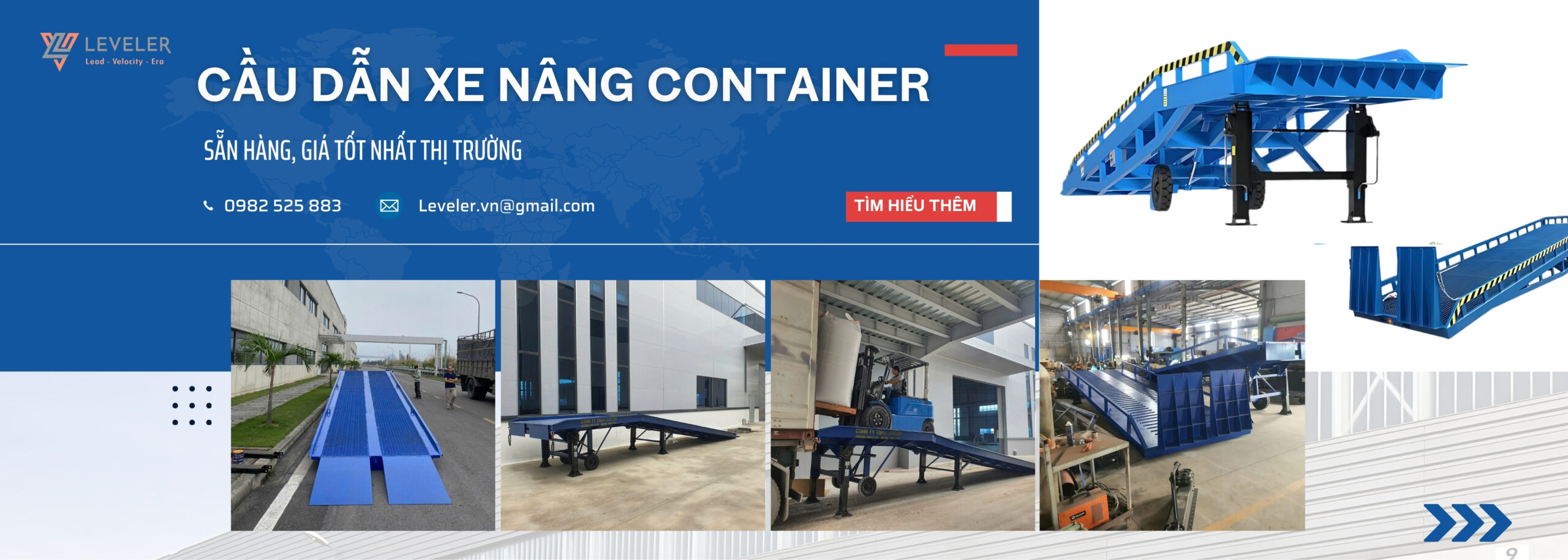 LEVELER cung cấp cầu dẫn xe nâng